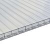 Placa Policarbonato Alveolar Transparente Cristal 8mm 6x2,1m Terraço Pérgola Varanda - 9901800500855