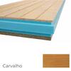 Painel Sandwich Cobertura Thermochip TAH Friso Abeto com Velatura Carvalho - 10 + 80 + 19 mm - 2,4 m x 0,55 m