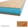 Painel Sandwich Cobertura Thermochip TAH Friso Abeto com Velatura Castanho - 10 + 60 + 19 mm - 2,4 m x 0,55 m