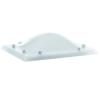 Cúpula Quadrada Acrílico Dupla Luz Natural Cobertura Garantia 5 Anos Protecção UV - 111,5 cm x 111,5 cm