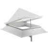 Claraboia Piramidal Abertura Elétrica Ventilação Cúpula Acrílico Cobertura Garantia 5A Protecção UV - Maydisa - 9902000103174