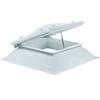 Claraboia Quadrada Abertura Parafuso Acesso Exterior Cúpula Acrílico Dupla Cobertura - 80 cm x 80 cm
