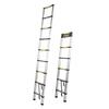 Escada Alumínio TELESCÓPICA 2,61/3,81m Fácil Transporte e Arrumação Garantia - 0,45(L) x 0,07(P) x 2,61(A)m