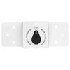 Fechadura Branca Porta Lateral ABUS Veiculo Comercial Montagem Simples Resistente Segurança - Branco - Fechadura porta lateral