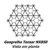 Geogrelha com Geotêxtil Estabilização Solos, Pavimentos, Plataformas Trabalho Tensar InterAx - NX850G - 40 x 3,8 m