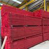 Tábua Régua Guarda Corpos Segurança 3000x150x25mm Vermelho Cofragem - 9903800500064