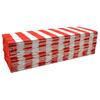 Tábua Régua Guarda Corpos Segurança 2600x150x25mm Vermelho e Branco Cofragem - 9903800500071